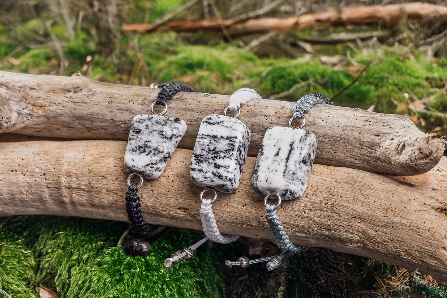 Gneis Makramee Armband