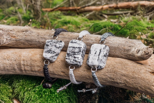Gneis Makramee Armband
