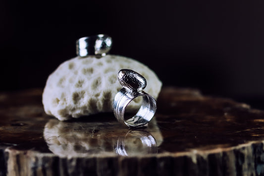 ring, silver