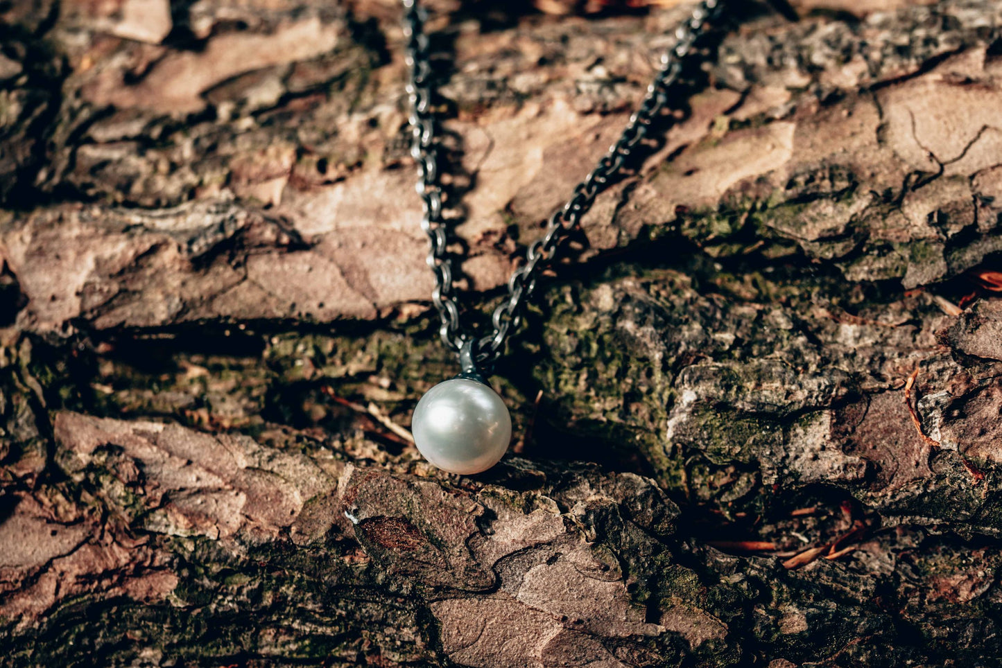 pendant, saltwater pearl, silver, necklace silver