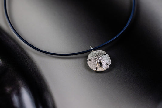 necklace, silver, leather